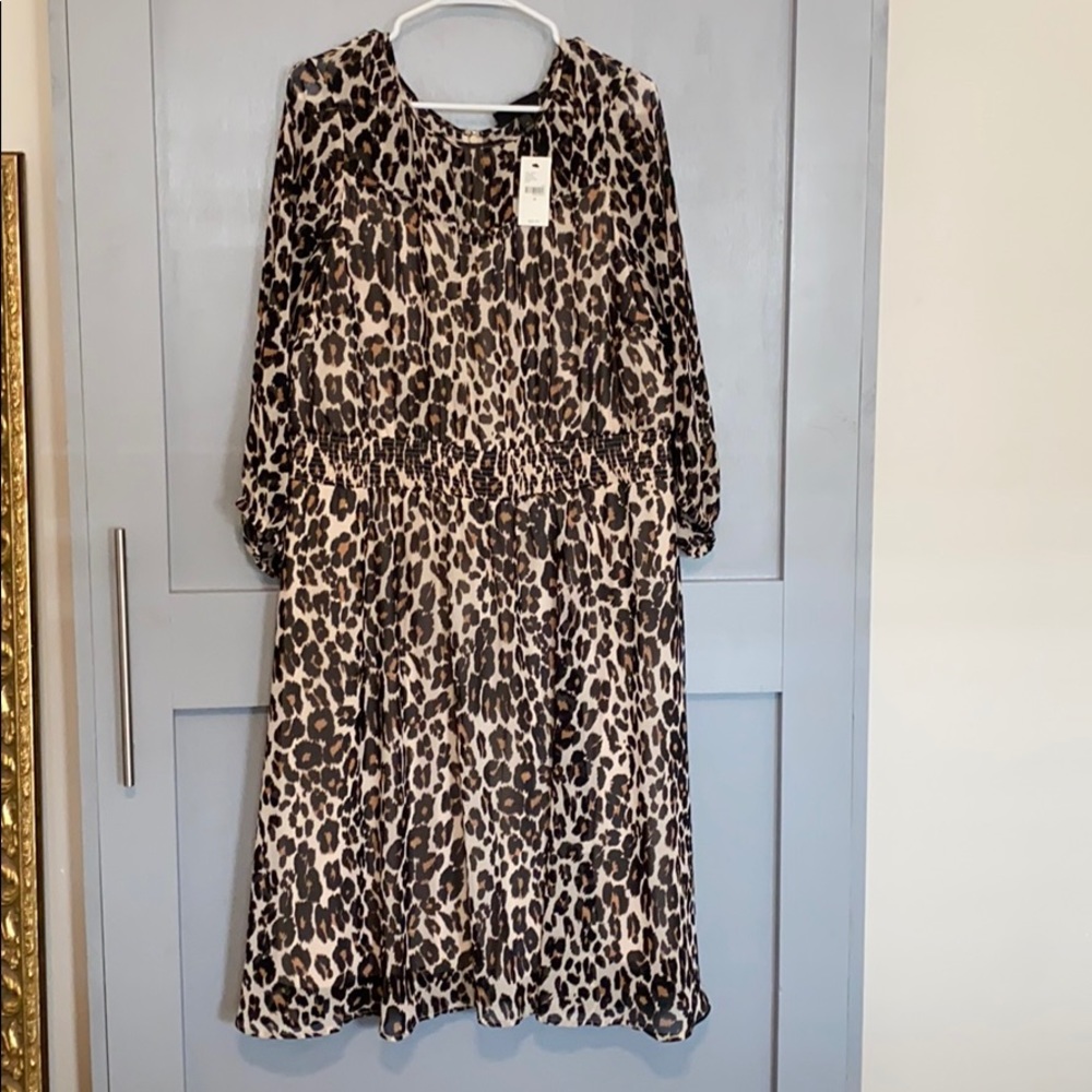NWT leopard print dress